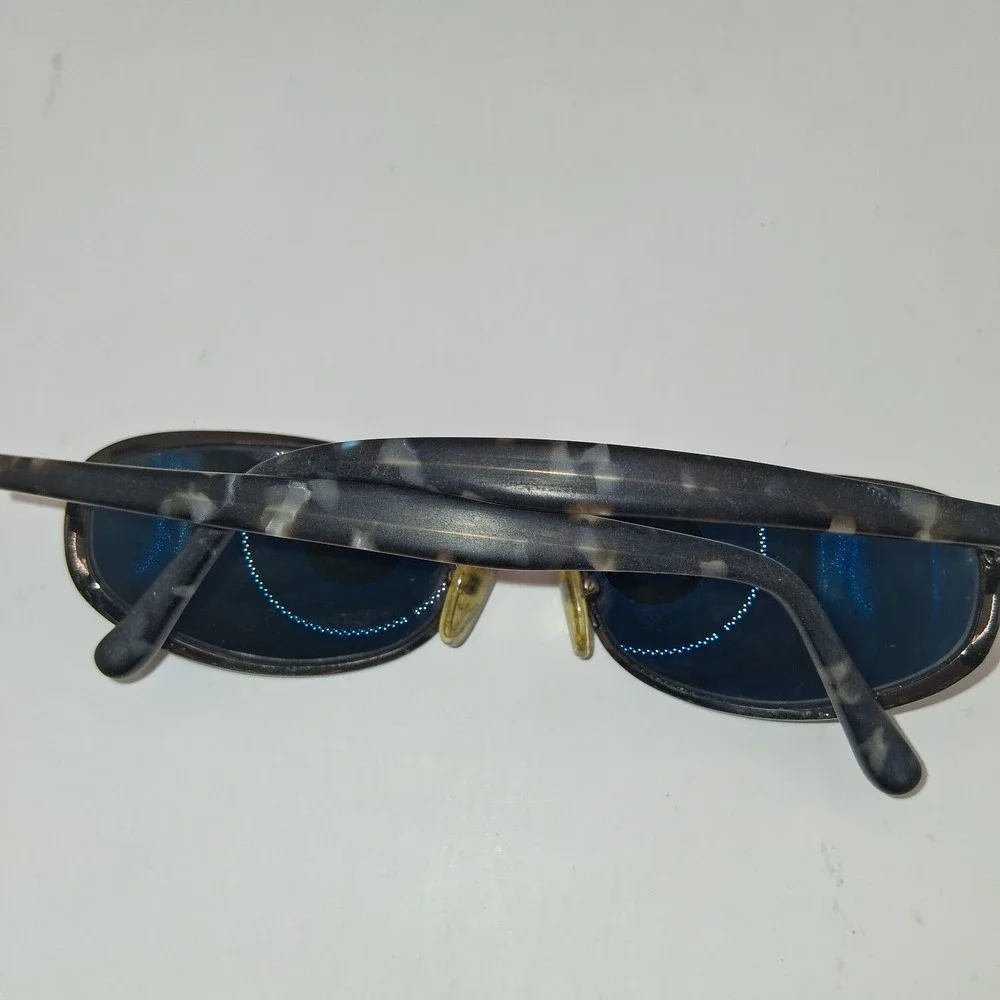 MAUI JIM MJ-151-02 SLEEK GUNMETAL DOUBLE-GRADIENT MIRRORED POLARIZED SUNGLASSES